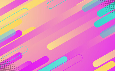 Abstract geometric dynamic line shape background design