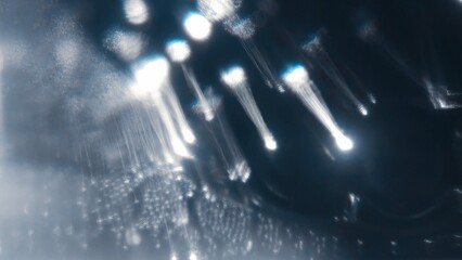 Elegant and precious atmosphere Diamonds fall like rain Cut the background beautifully.