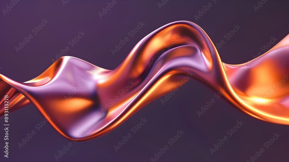 Aufkleber captivating fluid motion abstract with swirling color and light