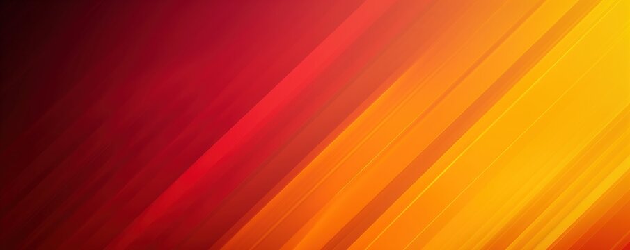 Bold gradient background shifting from fiery red to bright yellow, energetic and dynamic, abstract concept