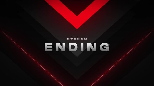 animated stream overlays, starting screen, offline screen, be right back screen, ending screen