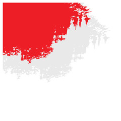Indonesia Flag Brush Corner