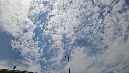 Beautiful Cloud In The Blue Sky, Singapore