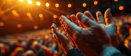 Director applauding competent employees at a recognition ceremony, [Director Competent Company], [employee awards]