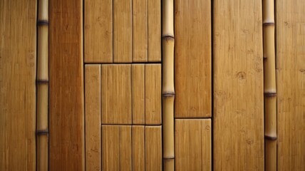Natural Bamboo Wood Texture Background.