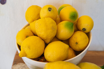 Lemons and Oranges in the Summer Season Photo, Datca Mugla, Turkiye (Turkey)