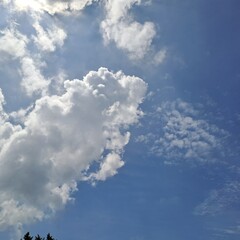 Pretty Cloud and Blue Sky In Singapore