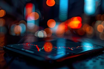 Dynamic Stock Market Graph on Smart Device