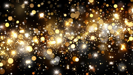 Abstract Blurred Gold Background