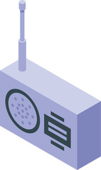 Radio receiver transmitting breaking news and music playing songs