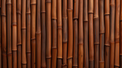 Fototapeta premium Bamboo wood with vertical lines, wooden texture background, minimalist design