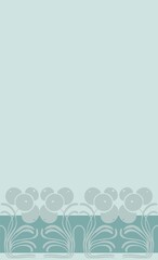 Obraz premium Floral abstract elements. Botanical composition. Modern fashionable minimalistic style premade background in pastel, vintage colors. Floral poster, invitation.