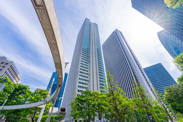 Obraz premium 西新宿の高層ビル