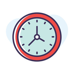 Clock vector icon