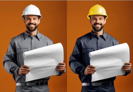 Product Hardhat Mockup With Generative AI