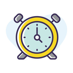 Alarm clock vector icon