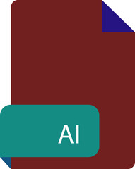 AI file types folder extension designs 