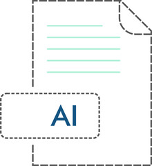AI file types folder extension designs 