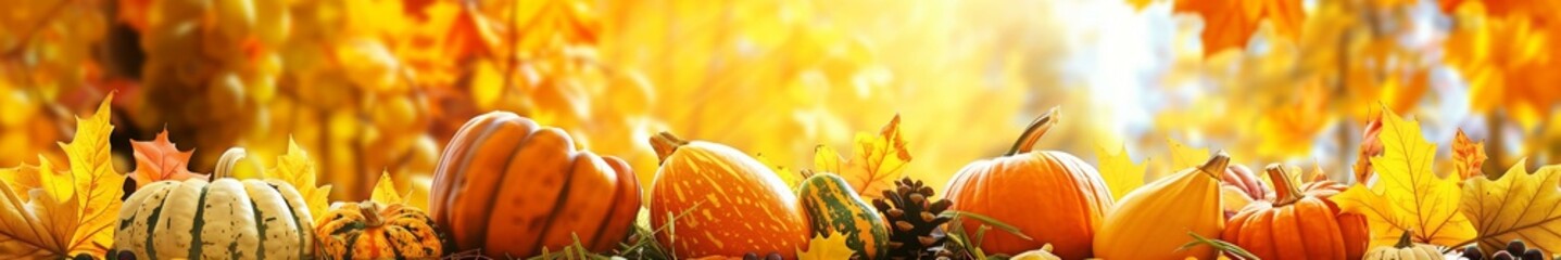 Crop yellow Background Thanksgiving Theme Photography Backdrops Holiday Card Thanksgiving Background Design Pumpkin Patch Fall Autumn Harvest Golden Field Squash 