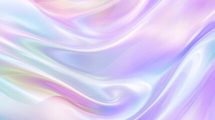 Naklejka premium Holographic gradient neon banner. Fashionable pastel rainbow unicorn background.