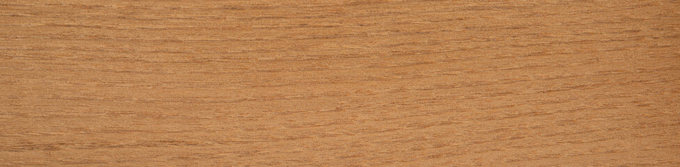 Naklejka premium Smooth acacia veneer with fine wood grain and warm honey shades