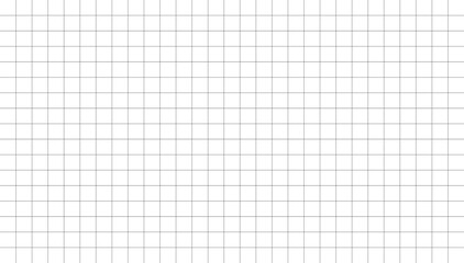 Horizontal grid square graph line page on white background,horizontal book blank for notes