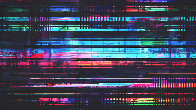 seamless retro vhs scanlines or tv signal static noise overlay pattern television screen or video game pixel glitch damage background texture vintage analog grunge dystopiacore backdrop 