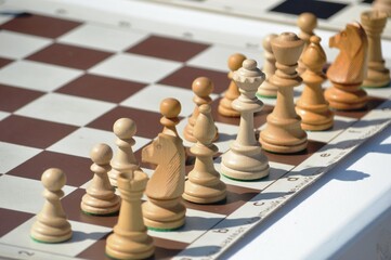 chess pieces on a chessboard