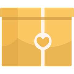 Charity Donation Box Flat