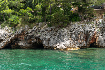 Bay of Kotor also known as the Boka views, popular Balkan coastline