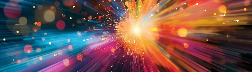 Colorful Abstract Art Wallpaper Background. 