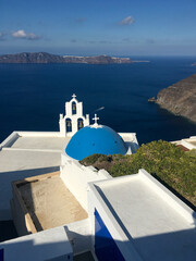 Fototapeta premium church in oia island