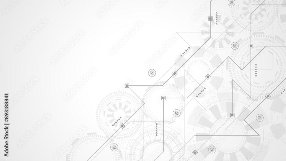 Poster Digital abstract tech background software coding. Technology electronic motherboard texture. Engineering and communication concept for header, web banner, website, presentation.
