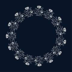 DECORATIVE ART FLORAL 150, NATURE BOTANICAL FRAME