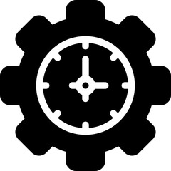 gear, manage, management, settings, time, watch Icon