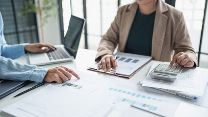 business man Auditor or internal revenue service staff checking annual financial statements company Audit  Accounting tax.