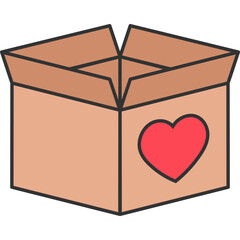 Donation Box Icon