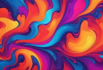 Fototapeta premium abstract vibrant colorful fluid background design