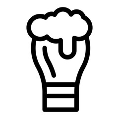 Beer, beer glass, booze, drink Icon