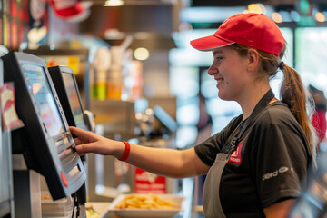 fast food employee