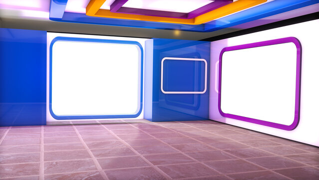 virtual studio professional look for news