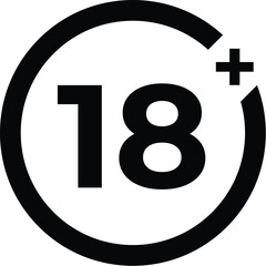 drink responsibly, responsible drinking, drink responsibly design, circle design drink responsibly, 18+ design, 18+, over 18, over 18 design