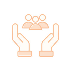 Support Groups vector icon