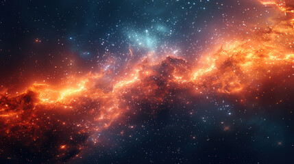 Abstract Galaxy Background.