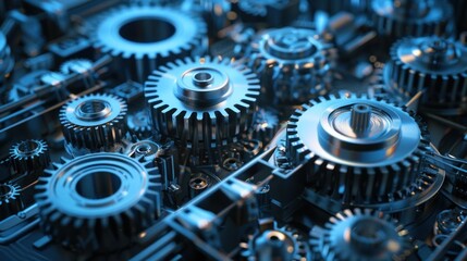Interlocking Gears: A Mechanical Marvel