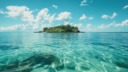 tropical paradise island