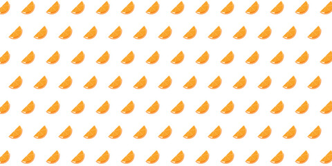 Orange fresh fruit pattern design vector illustration