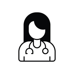 Women in Medicine vector icon