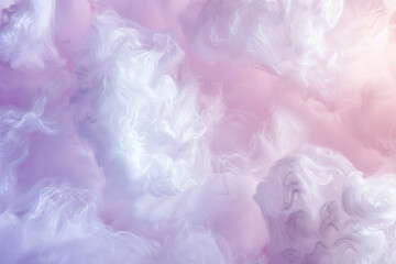 Fototapeta premium Generative ai on theme of beautiful texture soft fluffy cotton, design natural abstract background