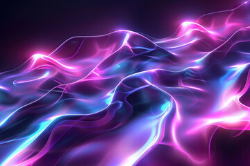 Beautiful texture surface neon wave, design natural abstract background